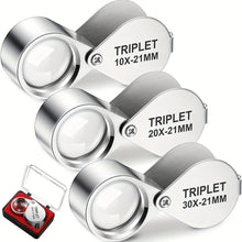 Last inn bildet i Galleri-visningsprogrammet, Lupe 21 mm, 10x, 20x, 30x
